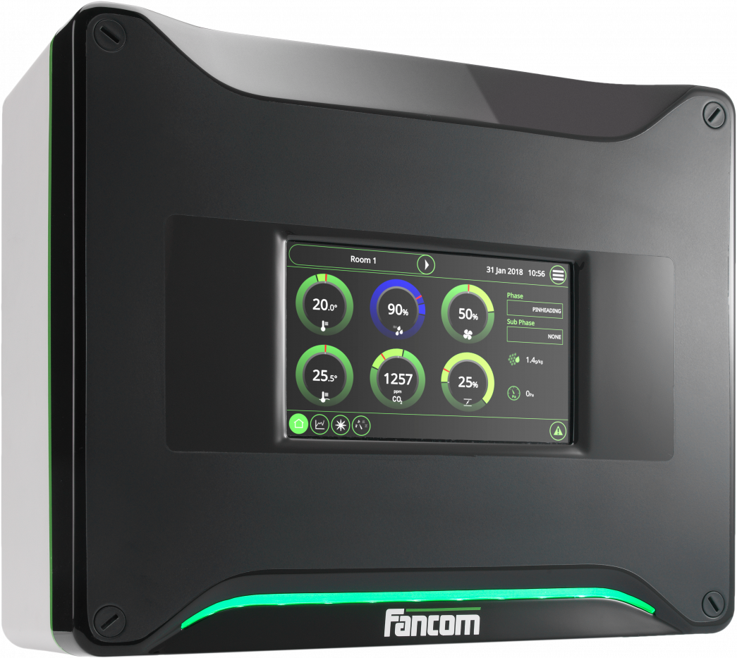 El siguiente paso dentro del control; más facilidad de uso para los ordenadores para granjas de champiñones Lumina